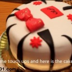 Zebra Fondant Layer Cake Tutorial