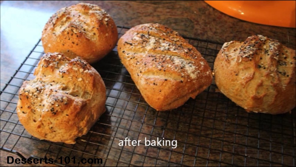 4 loaves of the best dark rye bread