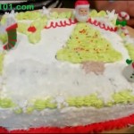 Christmas Cake Tutorial – Happy Holidays