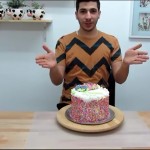 How to Decorate A Cake With Sprinkles And Buttercream Roses