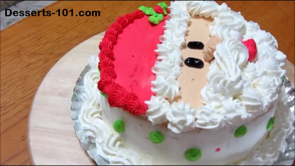 Sweet and Simple Santa Cake- Video Tutorial - My Cake School